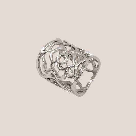 Signature Scarf Rings - Silver