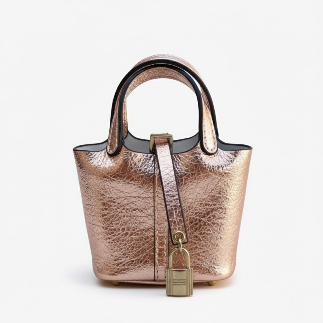 The Prestige – Mini Metallic Luxe Bag Charm