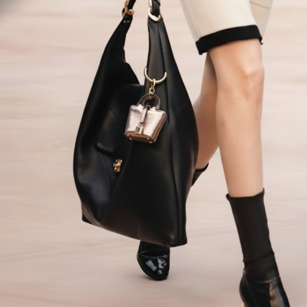 The Prestige – Mini Metallic Luxe Bag Charm