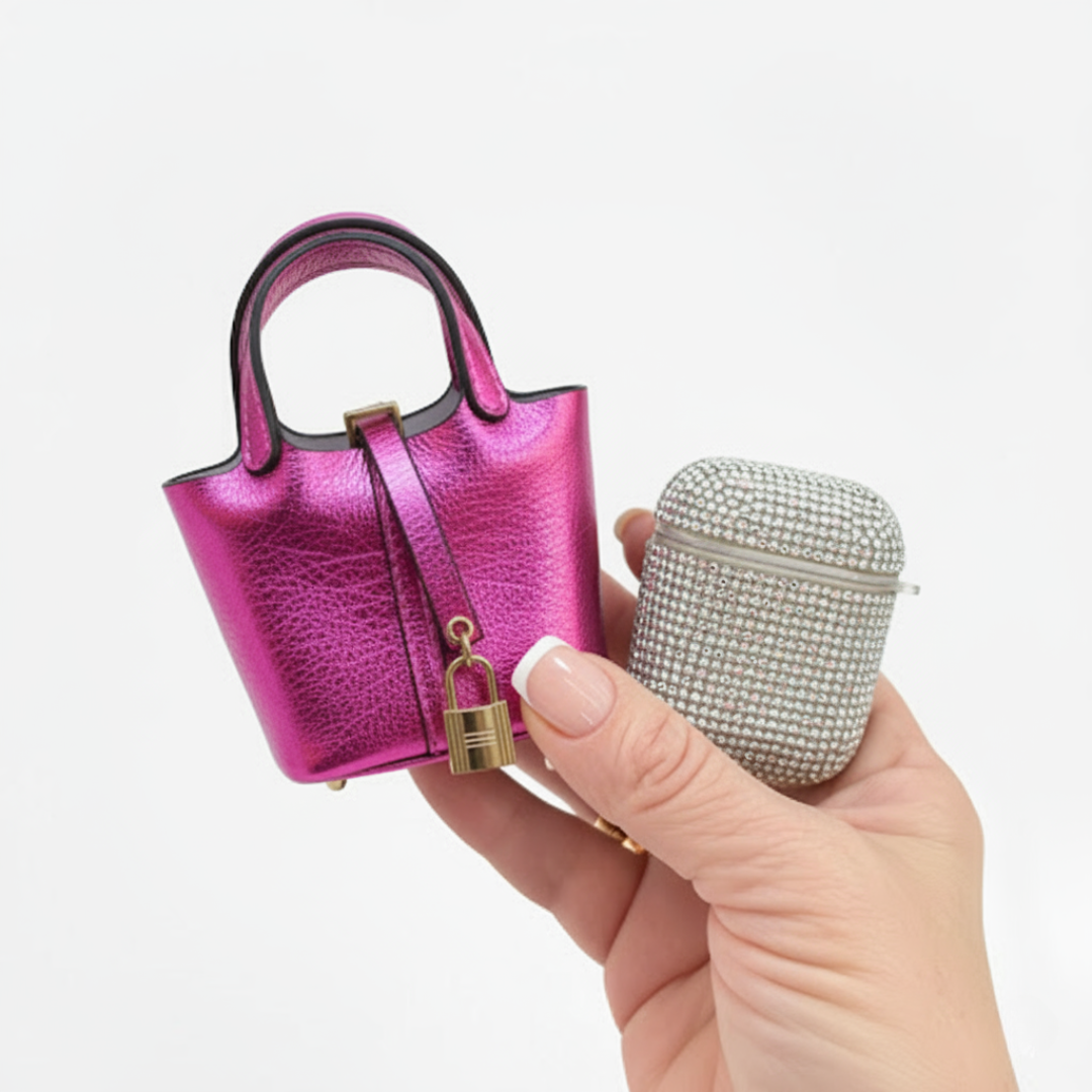 The Prestige – Mini Metallic Luxe Bag Charm