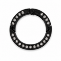 Rhinestone O ring clip
