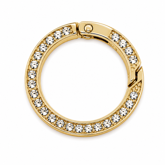 Rhinestone O ring clip