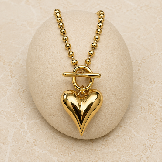 The Heart of Gold Necklace