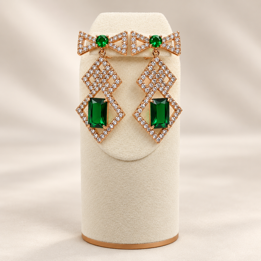 The Emerald Maison Earrings