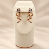 The Midnight Serpent Earrings