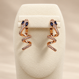 The Midnight Serpent Earrings