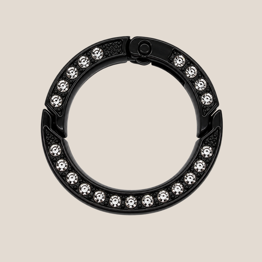 Rhinestone O ring clip