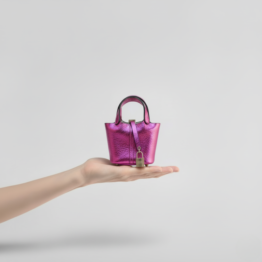 The Prestige – Mini Metallic Luxe Bag Charm