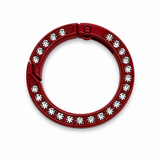 Rhinestone O ring clip