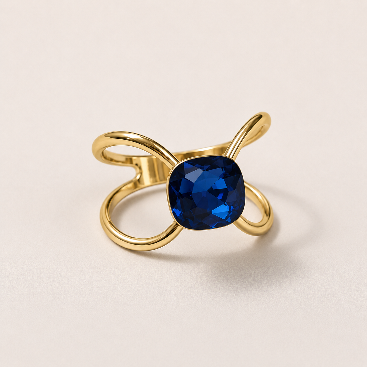 Signature Scarf Rings - Gold
