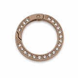 Rhinestone O ring clip