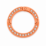 Rhinestone O ring clip