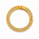 Rhinestone O ring clip