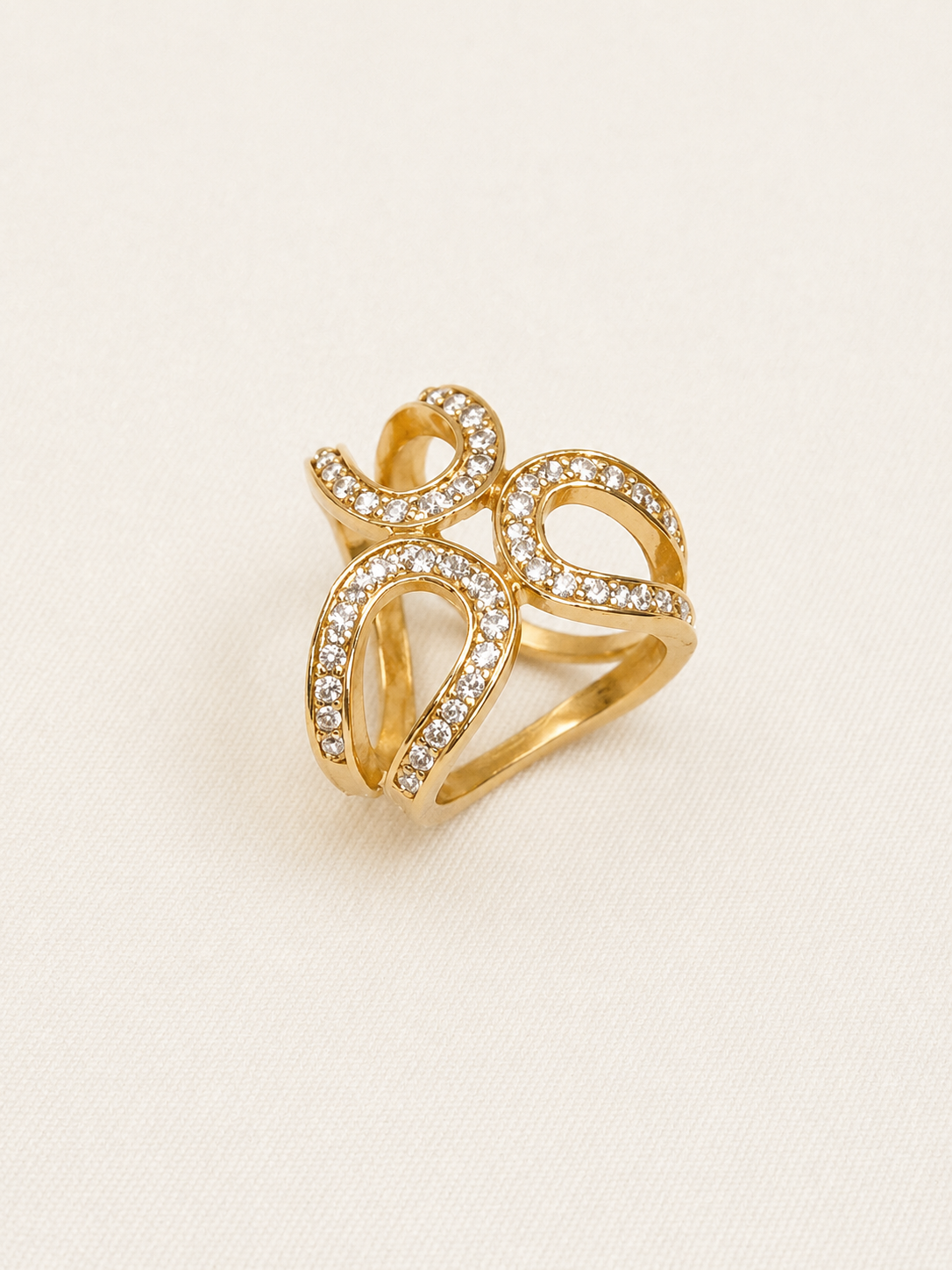 Signature Scarf Rings - Gold