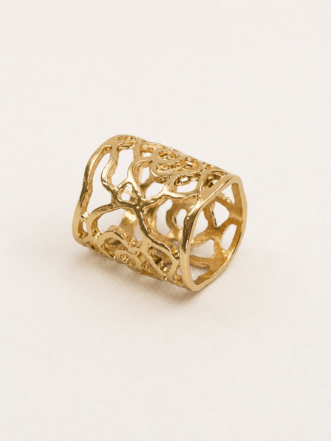 Signature Scarf Rings - Gold