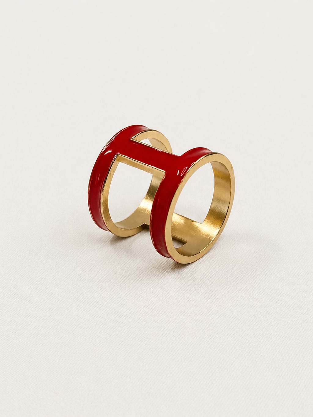 Signature Scarf Rings - Gold