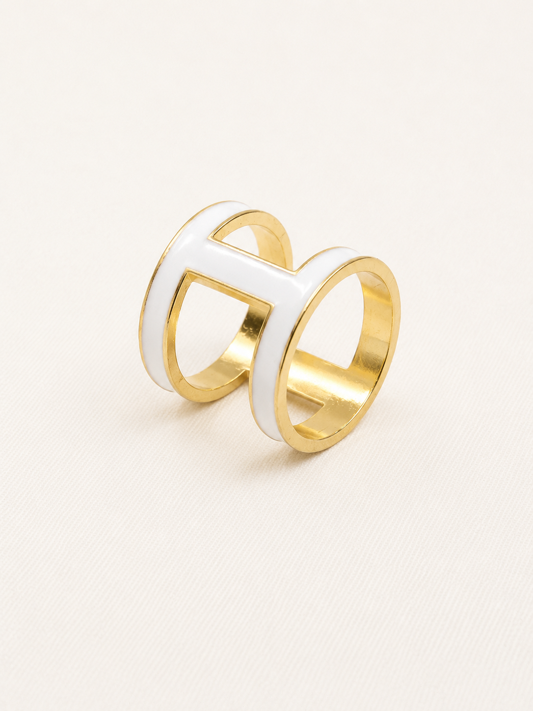 Signature Scarf Rings - Gold